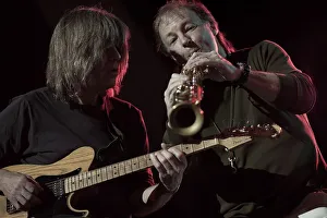 Evans Prints: Mike Stern and Bill Evans, 2013. Artist: Alan John Ainsworth