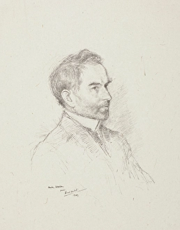 Starched Collar Prints: Mike Whalen, 1909. Creator: Ernest Haskell