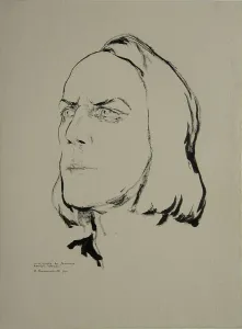 Opera Ballet Theatreportrait Prints: Mikhail Aleksandrovich Chekhov as Hamlet