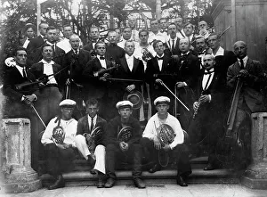 Geologist Prints: Mikhail Alekseevich Pavlov with the Members of a Symphony Orchestra