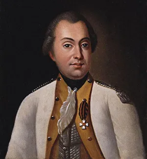 Mikhail Kutuzov in the uniform of the Lugansk Pikineer Regiment, 1788, 19th century. Artist: Anonymous Mikhail Kutuzov in the uniform of the Lugansk Pikineer Regiment, 1788, 19th century. Artist: Anonymous