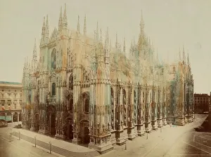 Milan Lombardy Italy Prints: Milan Cathedral, 1870s-1880s. Creator: Unknown