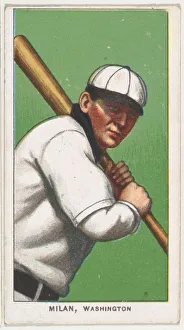 American League Collection: Milan, Washington, American League, from the White Border series (T206) for the America