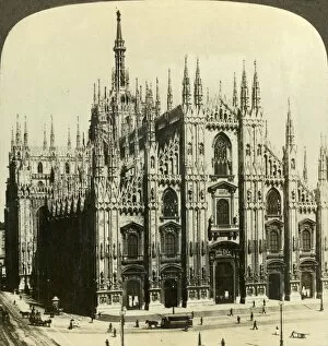 Lombardy Gallery: Milans Cathedral, one of the finest temples on earth, Italy, c1909. Creator: Unknown