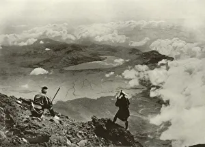 High Altitude Prints: Two Miles Above the Clouds, 1910. Creator: Herbert Ponting