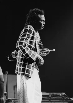 Miles Davis and his Fusion Group, North Sea Jazz Festival, The Hague, 1991. Creator: Brian Foskett