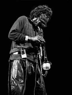 Trumpet Gallery: Miles Davis, Royal Festival Hall, London, 1989. Artist: Brian O Connor