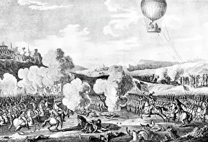 Shooting Prints: Military Ballooning a Century Ago: the French victory at the Battle of Fleurus