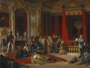 A Military Bivouac in a Royal Palace (Die Militarische Einquartierung in einem Hochfurstlichen Prunk Creator: Josef Munsch)