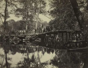 Gold Toned Prints: Military Bridge, Across the Chickahominy