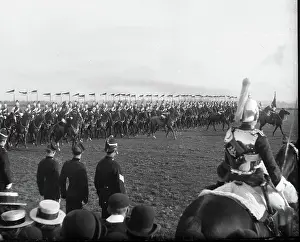Parade Prints: Military / Cavalry display, possibly Waterford Artillery Militia, Ireland, 1880
