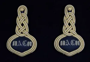 Wool Gallery: Military epaulets, American, 1875-80. Creator: Unknown