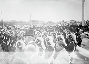 Military Field Mass, 1912. Creator: Harris & Ewing. Military Field Mass, 1912. Creator: Harris & Ewing