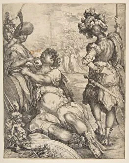 Bellange Jacques Gallery: Military Figures outside a City, 1595-1616. Creator: Jacques Bellange