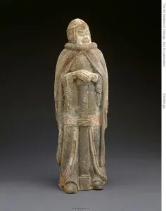 Wei Dynasty Prints: Military Official with Long Sword, Northern Wei dynasty (386-535), c. 500 / 525