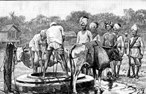 Burma Prints: The Military Police of Burmah: guarding prisoners while drawing water
