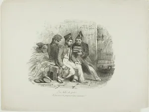 Military Prison, 1827. Creator: Auguste Raffet
