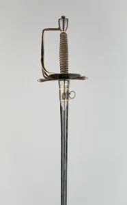 Military Smallsword and Scabbard of a Member of the British Royal Family, England Military Smallsword and Scabbard of a Member of the British Royal Family, England