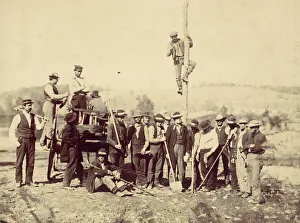 Engineers Prints: Military Telegraphic Corps, Army of the Potomac, Berlin, October 1862, 1862