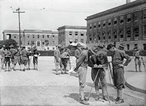 Military Training, 1917 or 1918. Creator: Harris & Ewing. Military Training, 1917 or 1918. Creator: Harris & Ewing