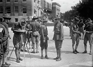 Military Training, 1917 or 1918. Creator: Harris & Ewing. Military Training, 1917 or 1918. Creator: Harris & Ewing