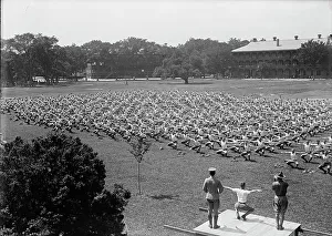 Military Training, 1917 or 1918. Creator: Harris & Ewing. Military Training, 1917 or 1918. Creator: Harris & Ewing