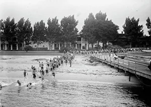 Swimming Costumes Prints: Military Training, 1917 or 1918