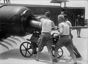 Ordnance Prints: Military Training - Loading Big Gun