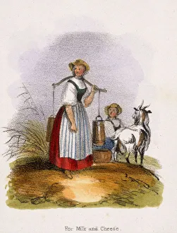 For Milk and Cheese, c1845. Artist: Benjamin Waterhouse Hawkins