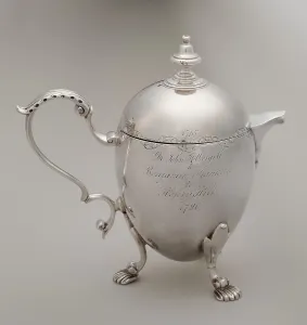 Silverware Prints: Milk Jug (Pot À Lait Forme Grecque) With Portrait Of Joan Of Arc (C)