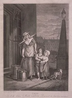 Francis Wheatley Prints: Milk below Maids, Cries of London, c1795. Artist: Luigi Schiavonetti