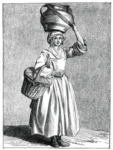 A Milkmaid, 1737-1742. Artist: Bouchardon