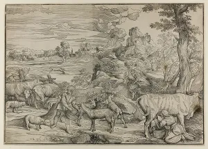 The Milkmaid, n.d. Creator: Nicolo Boldrini