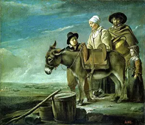 Sadness Prints: Milkmaid's Family, 1640. Creator: Louis Le Nain