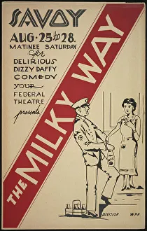 Doorstep Prints: The Milky Way, San Diego, 1938. Creator: Unknown