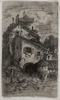 The Mill, 1866. Creator: Rodolphe Bresdin (French, 1822-1885)