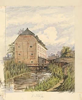 1875 Prints: Mill, 1875-1880. Creator: Eugen Wallachy