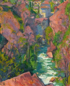 Giovanni 1868 1933 Prints: The Mill, 1916. Creator: Giacometti, Giovanni (1868-1933)