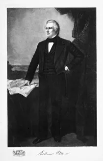 Gpa Healy Prints: Millard Fillmore, 13th President of the United States of America, (1901)