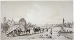 Load Prints: Millbank, Westminster, London, 1841. Artist: William Parrott