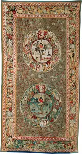 Millefleur with Medallions, Bruges, 1540 / 60. Creator: Unknown