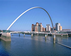 Tyne Gallery: Millennium Bridge and Baltic Art Gallery, Gateshead, Tyne & Wear