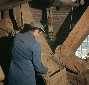 Miller in Mulen van Piet windmill, 18th century