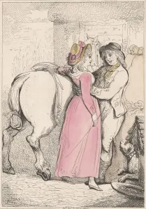 The Millers Love, August 18, 1798. August 18, 1798. Creator: Thomas Rowlandson