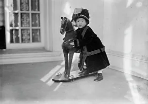Toy Horse Prints: Millicent Tongo Chang, 1912. Creator: Harris & Ewing
