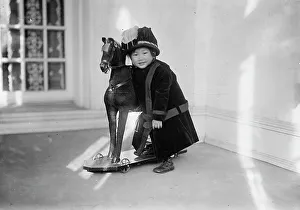 Toy Horse Prints: Millicent Tongo Chang, 1912. Creator: Harris & Ewing