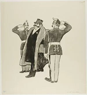 Standing To Attention Gallery: One Hundred Million, February 1894. Creator: Theophile Alexandre Steinlen