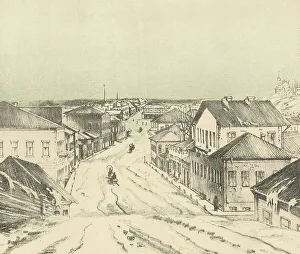 Millionaya Street, 1871. Creators: M Kolosov, J Rogulin