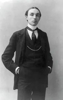 Mills Thompson, three-quarter length portrait, standing, facing right, between c1890 and c1910. Creator: Frances Benjamin Johnston