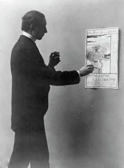 Mills Thompson Prints: Mills Thompson...drawing Frances Benjamin Johnston business poster